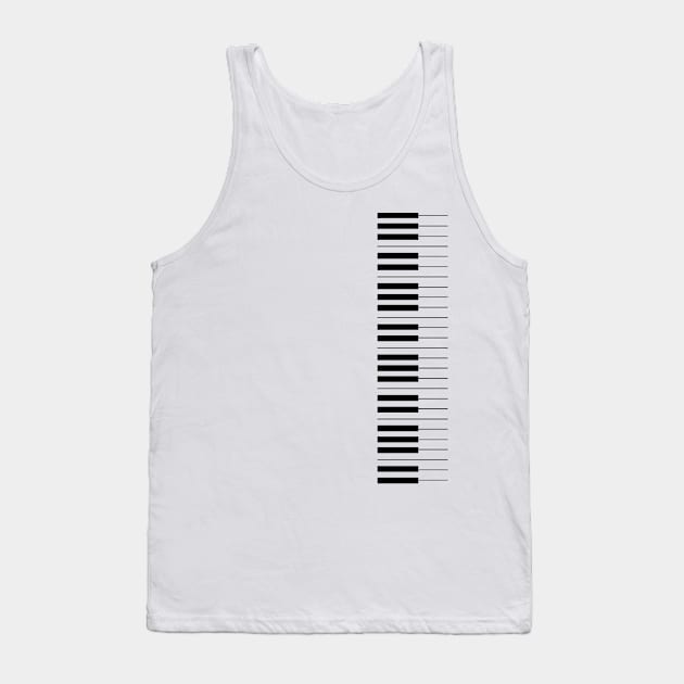 Piano Keys Tank Top by Creative at home